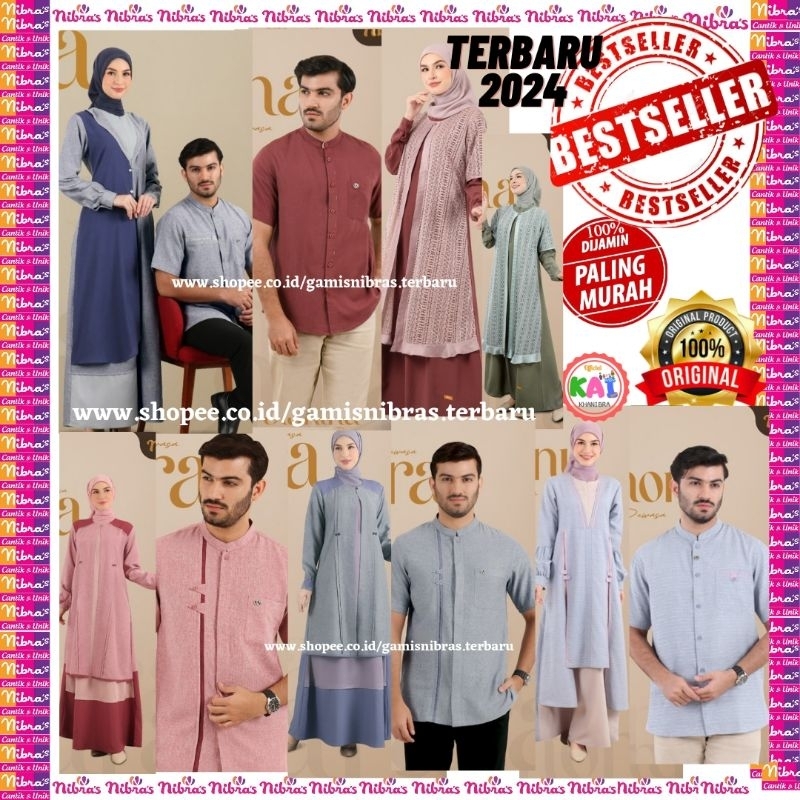 BAJU LEBARAN NIBRAS 2024 / GAMIS MUSLIMAH / DRESS POLOS /GAMIS POLOS / NIBRAS GAMIS / KOKO NIBRAS / 