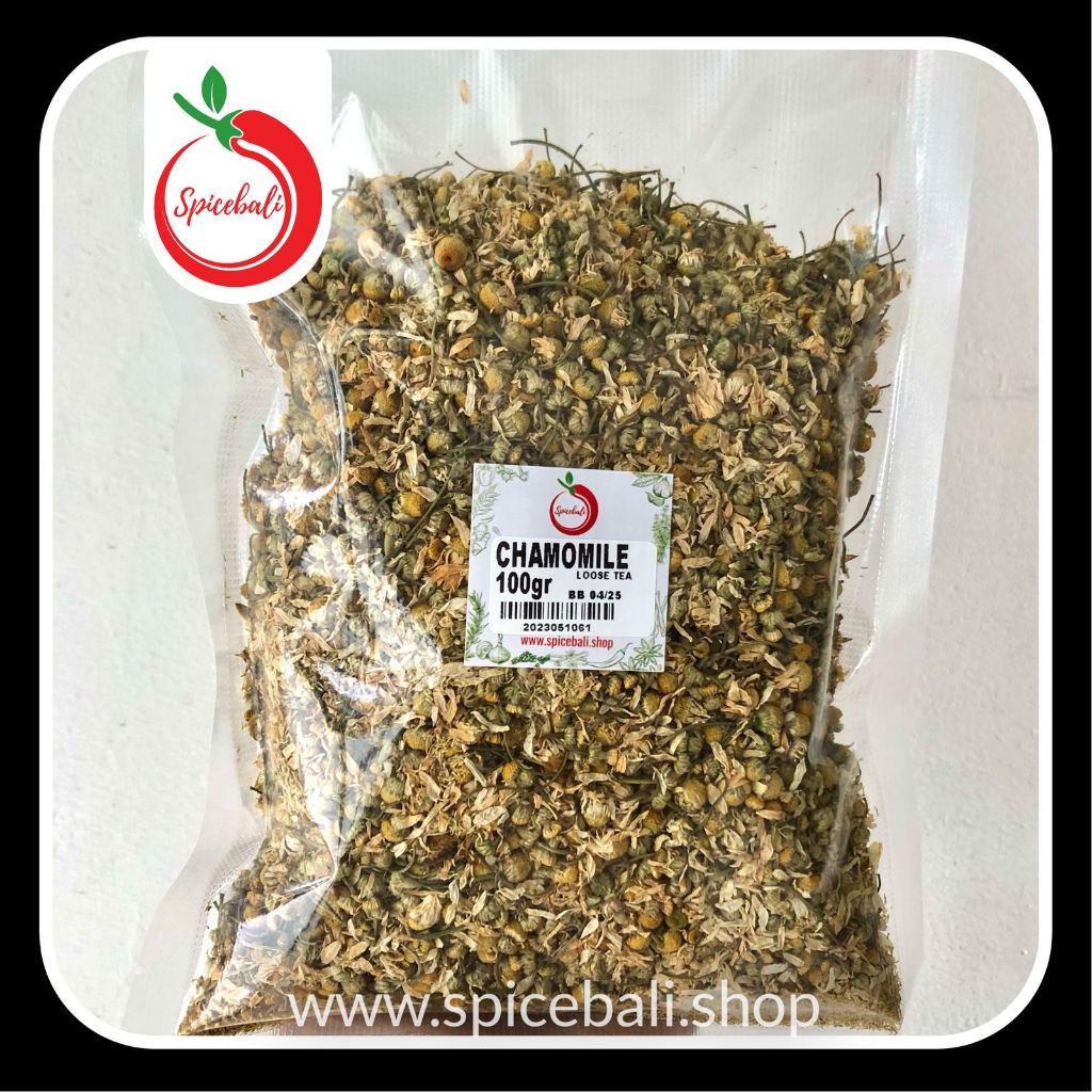 

Teh Chamomile / Teh Bunga Chamomile Kering / Chamomile 100gr / Dried Chamomile tea 100gr / Chamomile Buds