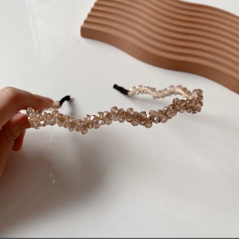 Bando korea Mutiara Monte-monte Blink Blink Girly Retro Bando