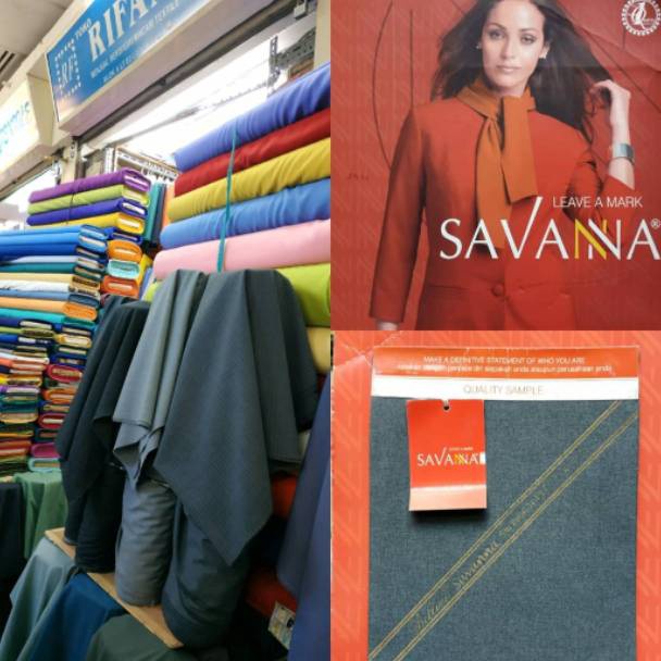 IBR535 KODE 77 Kain Bellini savana 5cm JasBlazerCelana kantorbahanSetelan kantorDress