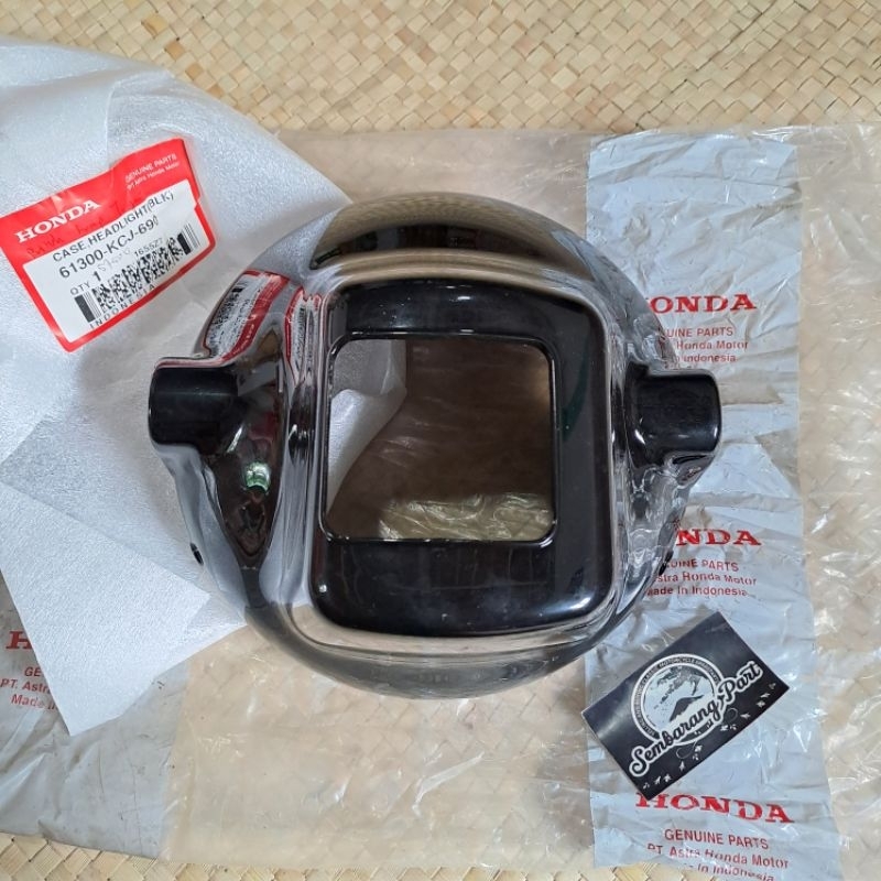 COVER BATOK LAMPU HONDA TIGER2000 TIGER 2000 LAMA HITAM ORIGINAL AHM