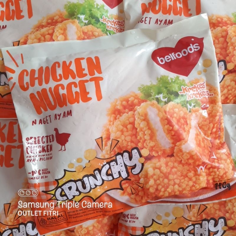 

[120gr] BELFOODS Chicken Nugget Crunchy