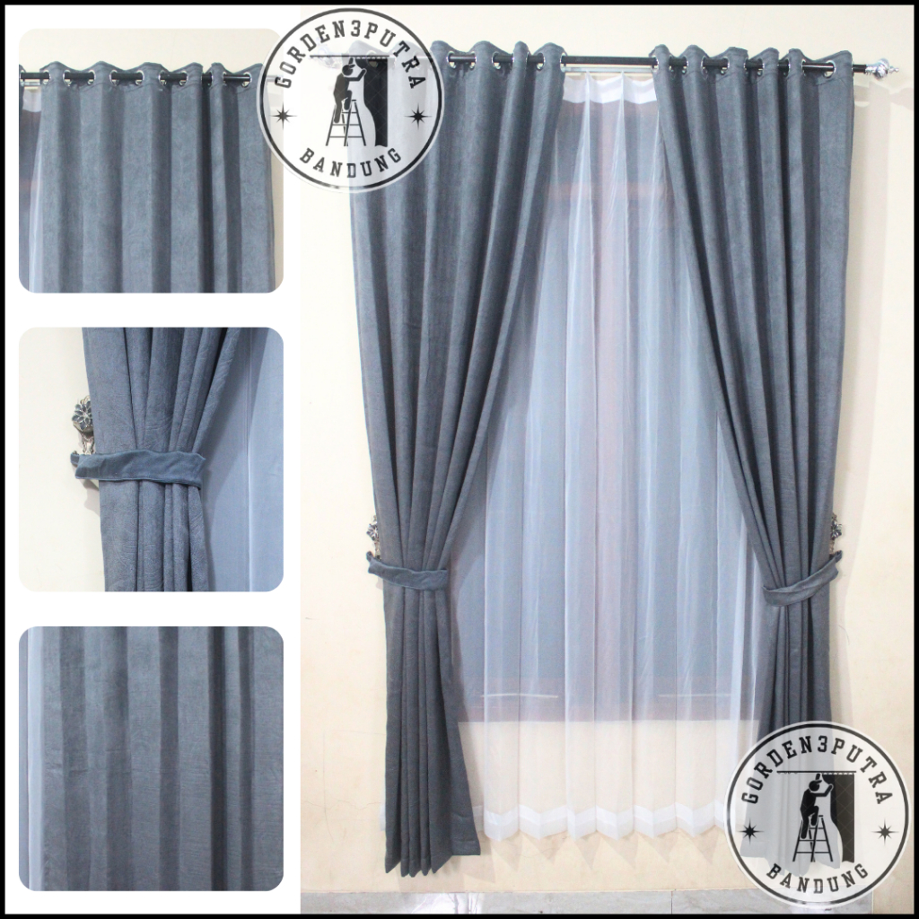 Gorden Polos, Gorden Polos Embos, Gorden Polos Tebal, Gorden Polos Minimalis, Gorden Polos Jendela, 