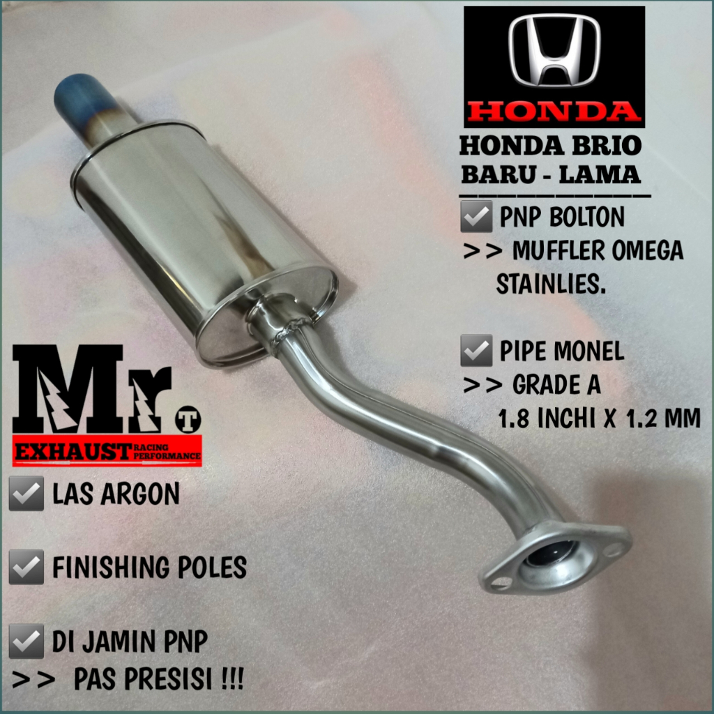 BOLTON MUFFLER OMEGA SPECIAL HONDA BRIO