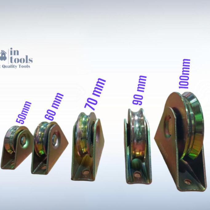 Roda Rel Pagar Bubut Besi Sliding Gate Wheel BONUCCI U/V Berbagai Ukuran