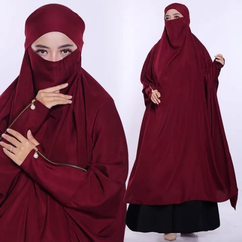 french khimar Zipper long