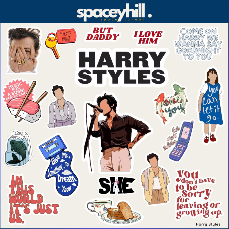 

STICKER HARRY STYLES - Sticker KPOP for Ipad Tablet Laptop