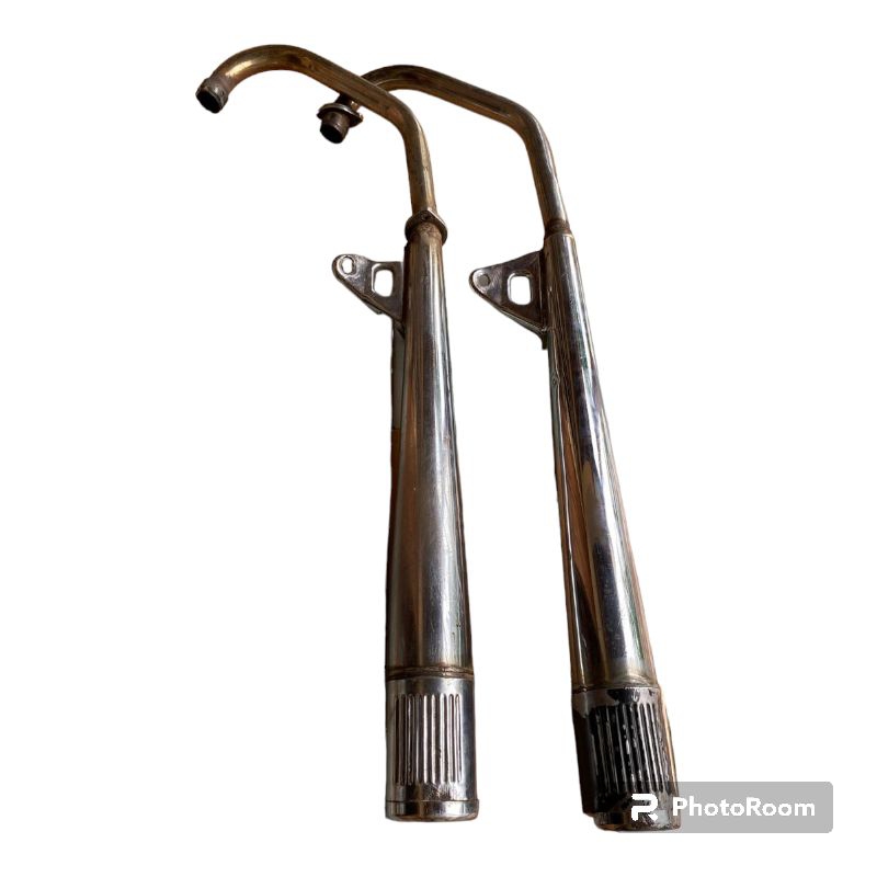 Knalpot GL-PRO original kode HM KEH sudah bedelan samping suara kleper pedes