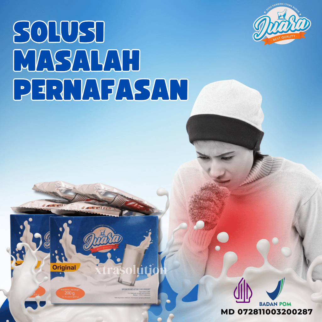 

Susu Juara Susu Etawa 3x Lebih Ampuh Atasi Masalah Sendi dan Pernafasan