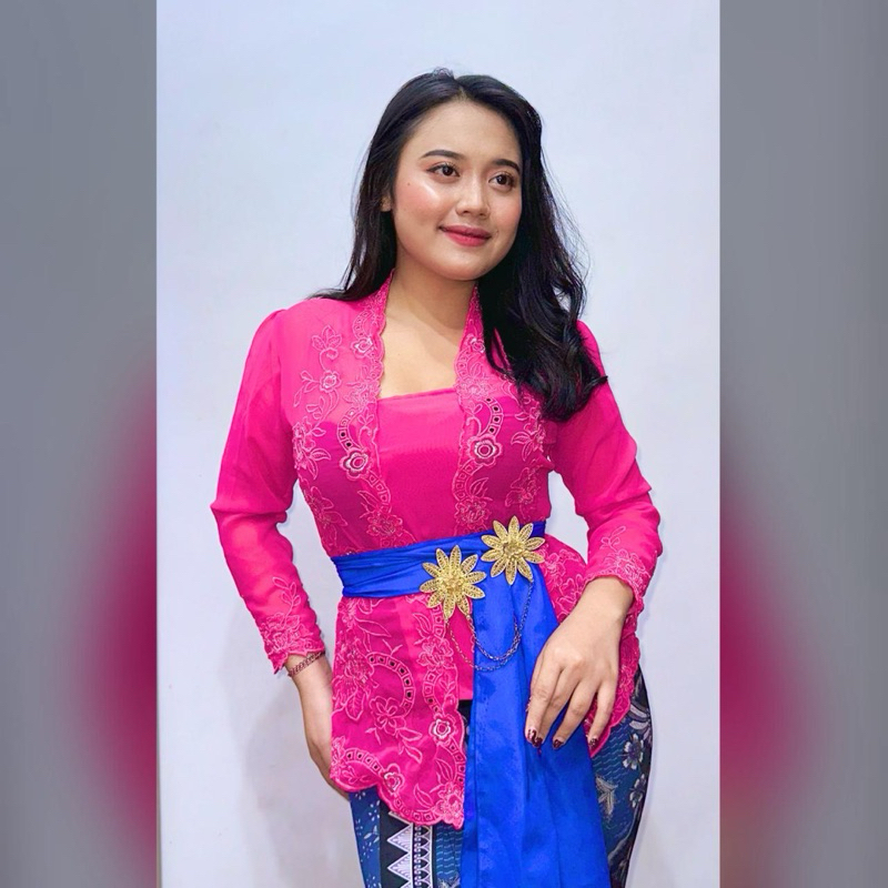 Kebaya Bordir Magnolia || Lengan Panjang ||Kebaya Bordir