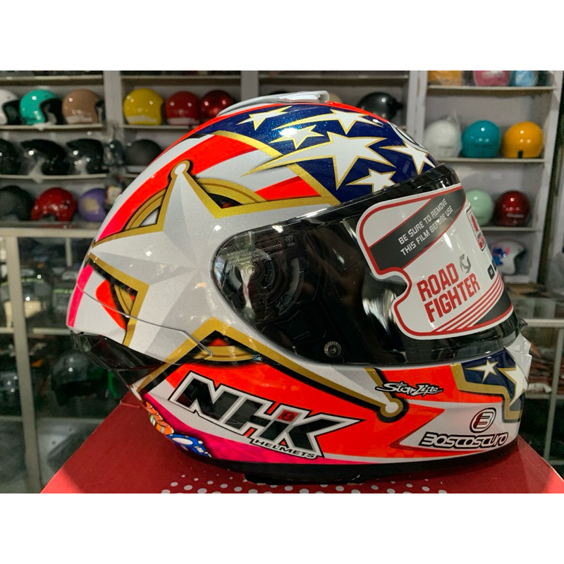 HELM FULLFACE NHK MARK-1 EDITION HELM MOTOR MOGE/SPORT ORIGINAL100% NHK