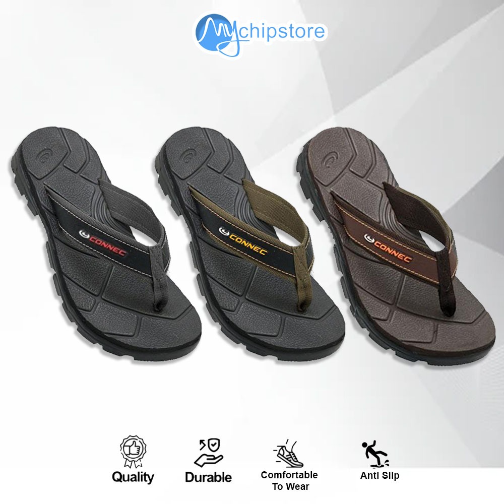 Sandal CONNEC Jepit Casual Pria Dewasa Kekinian KAYOTE