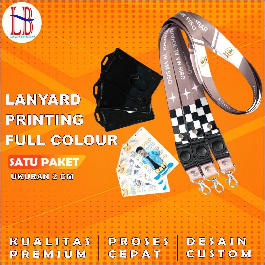 

PROMO SEPAKET !!CETAK LANYARD ID CARD CUSTOM + ID CARD CUSTOM+ FRAME SATU PAKET/SEPAKET GANTUNGAN LANYARD CUSTOM