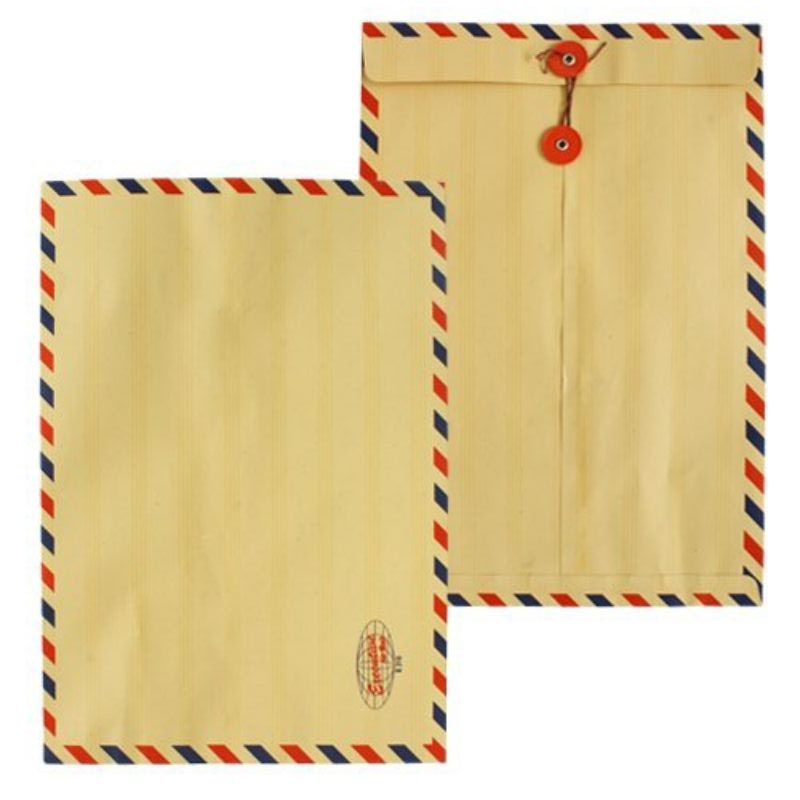 

Amplop Coklat Air Mail Tali 310 Folio Executive/Amplop Lamaran kerja (1 Pak / 10 PCS)