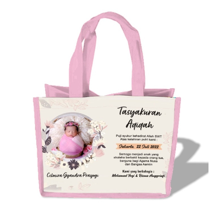 

TAS SOUVENIR CUSTOM TAS UNICORN TAS GOODIE BAG BESAR TAS AQIKAH TAS WEDDING TAS MAKANAN