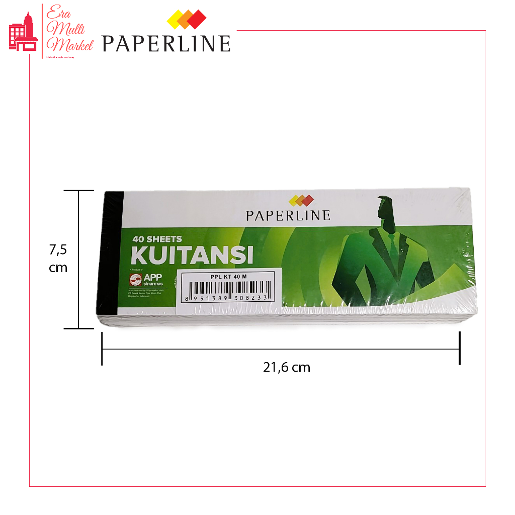 

Buku Kuitansi Paperline Kecil / Kwitansi Mini / KT40M