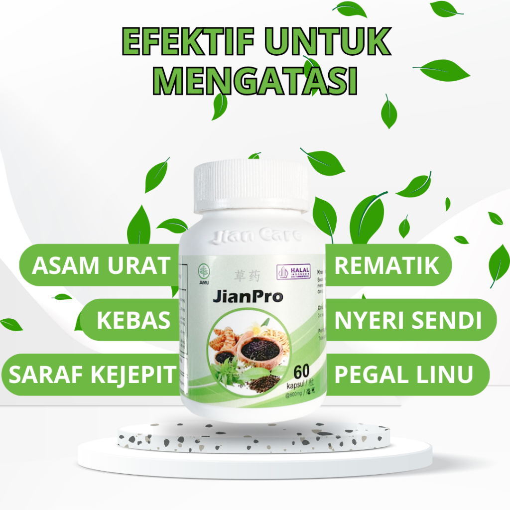 JianPro Herbal | Kesemutan & Kebas | Asam Urat | Encok | Pegal Linu | Radang Sendi | Nyeri Otot