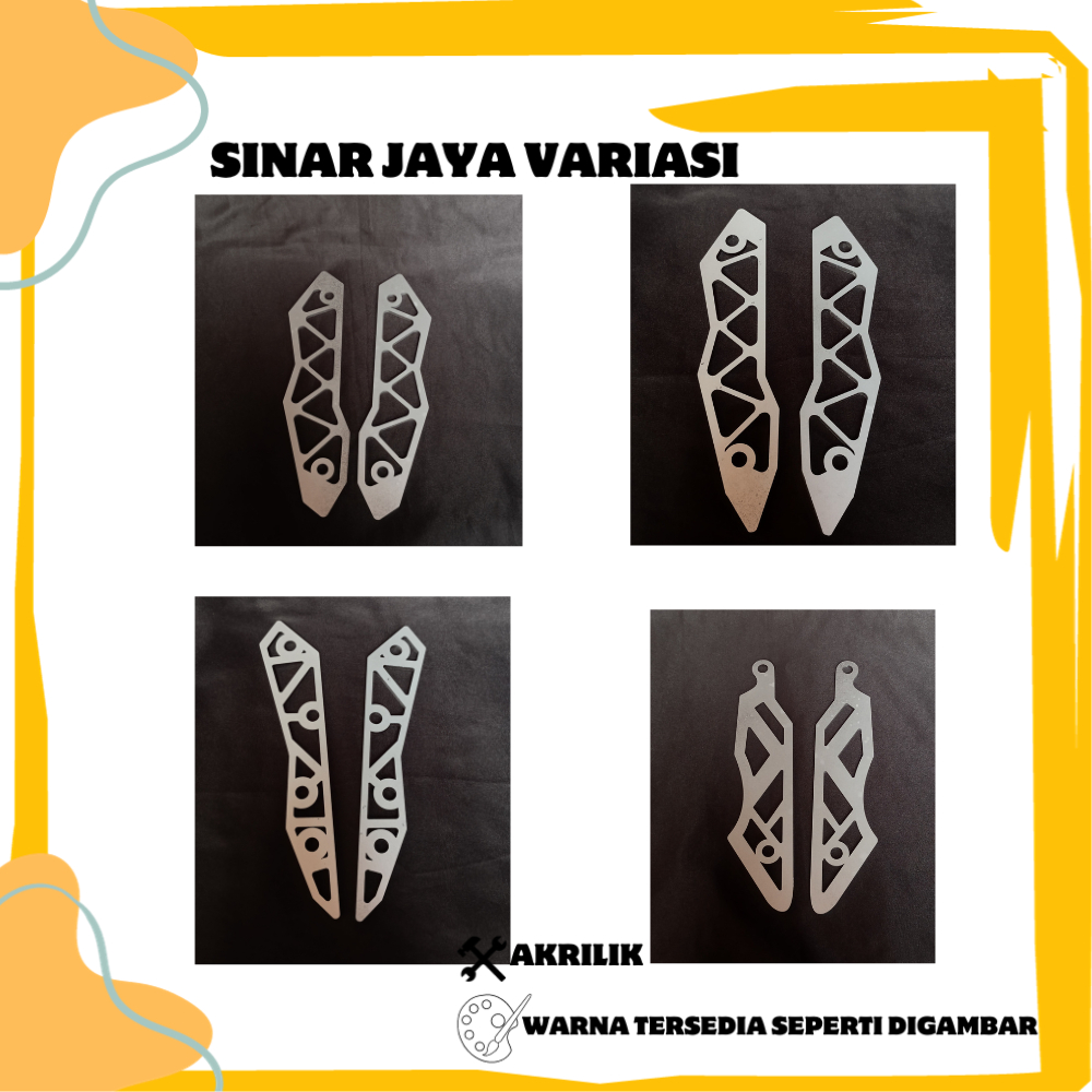 GARNISH WINDSHIELD VISOR NMAX OLD NMAX NEW GARNIS AKSESORIS MOTOR NMAX - NMAX OLD 1