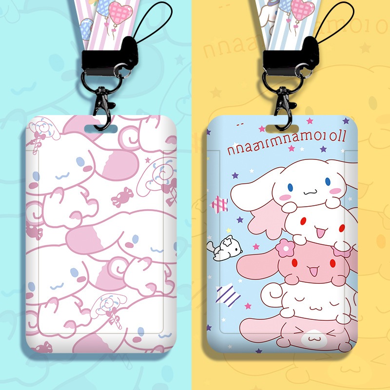 

Name Tag Lanyard ID Card Holder Gantungan Sanrio | Gantungan Kartu Name Tag/ ID Card Holder PREMIUM