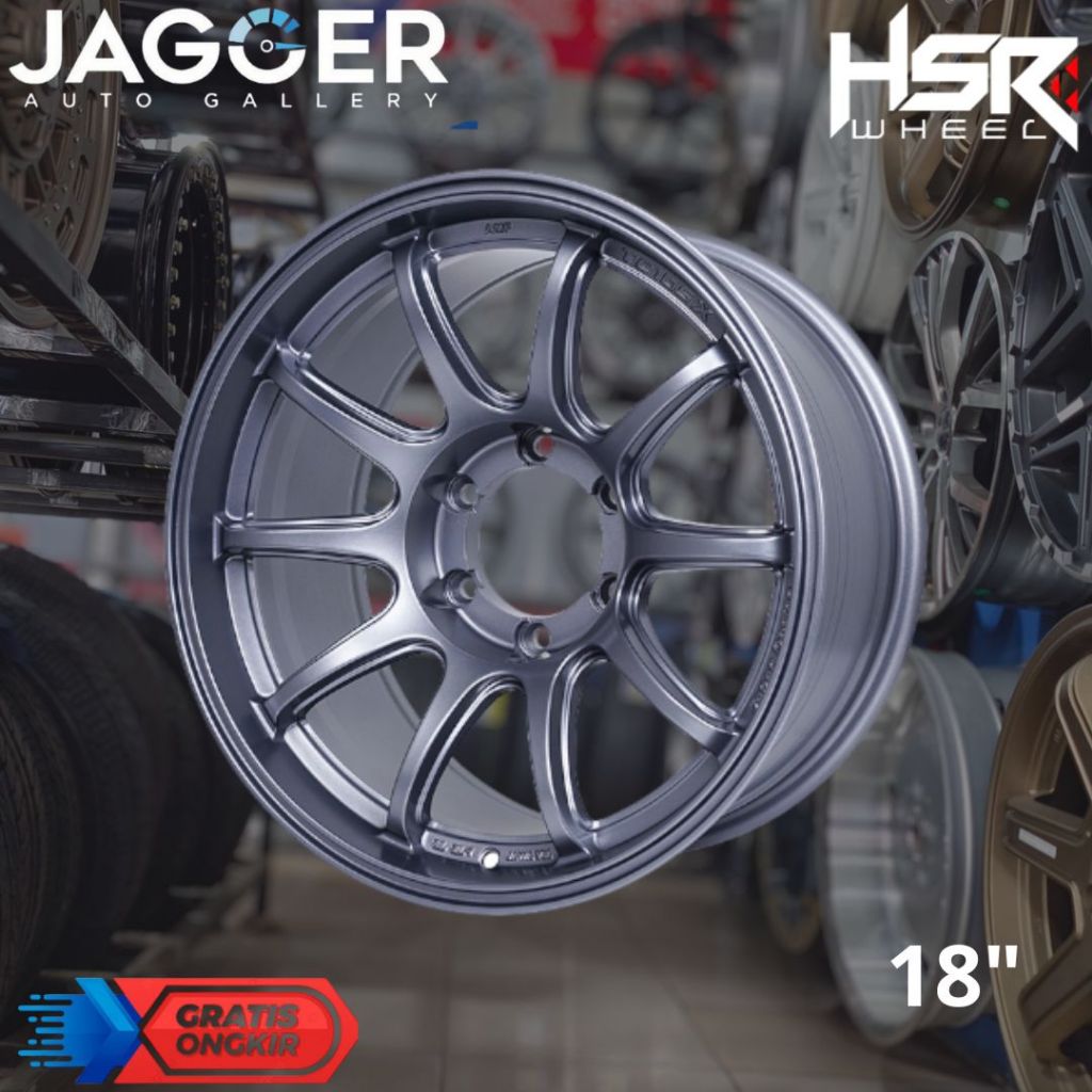 velg murah pajero, fortuner ring 18 model terlaris original HSR HIROSHIMA