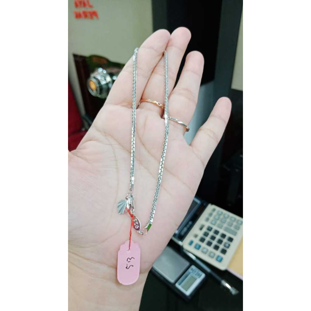 GELANG KAKI ITALY SANTA WANITA PERAK ASLI 925