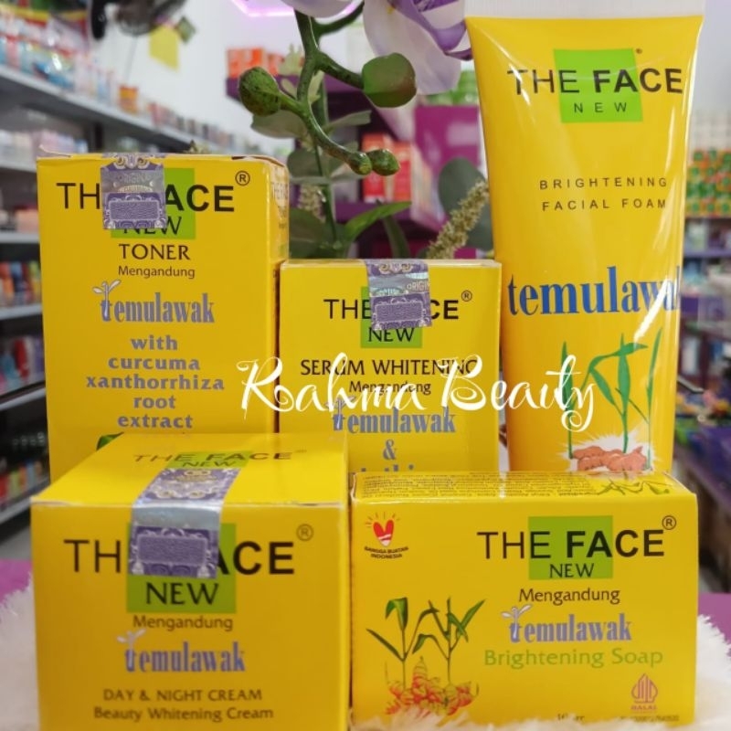 CREAM TEMULAWAK THE FACE ORIGINAL BPOM / TEMULAWAK THE FACE DAY & NIGHT CREAM ORIGINAL BPOM / THE FA