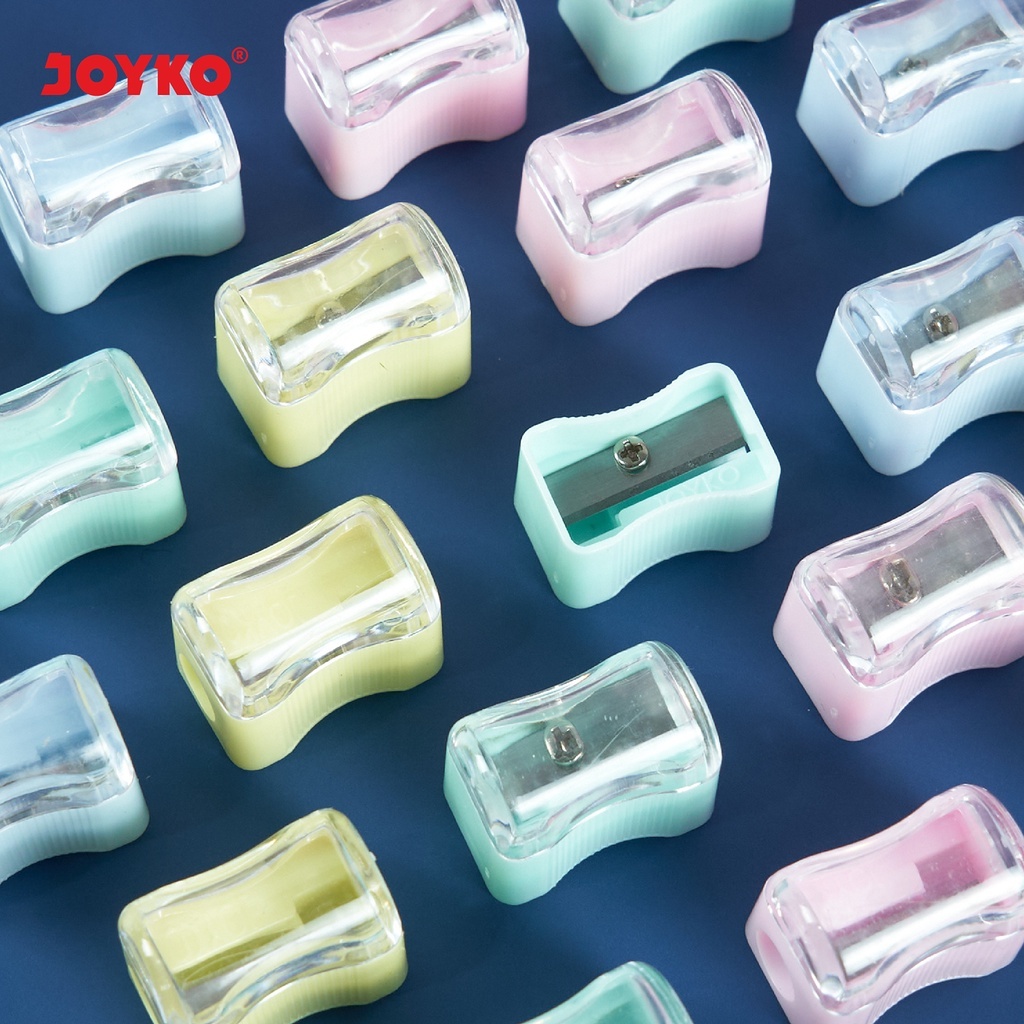 

JOYKO Mini Pencil Sharpener / Serutan Pensil Pastel Color / Rautan SP-362PTL