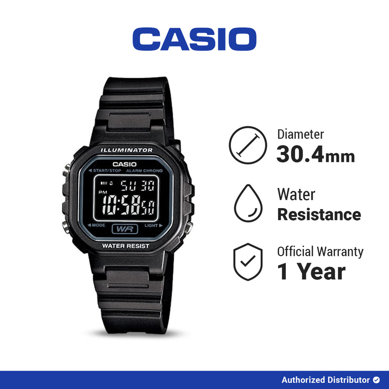 [READY INSTANT] Casio Jam Tangan Wanita LA-20WH-1BDF