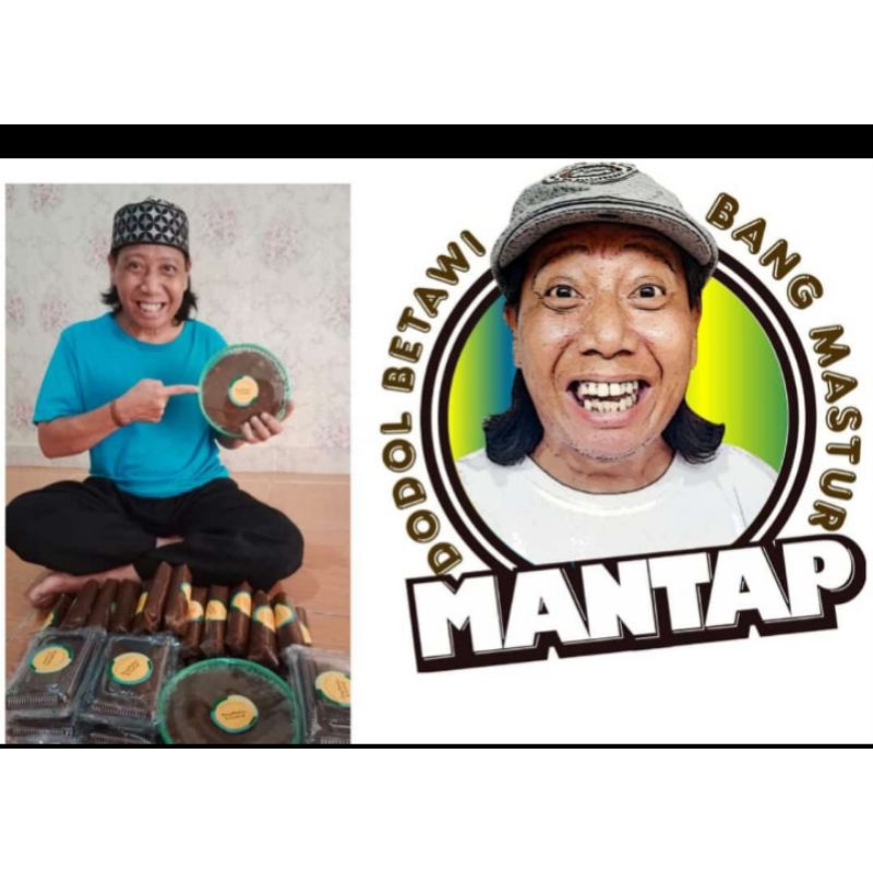 

Dodol Betawi asli bang H. Mastur dodol kue lebaran Idul Fitri