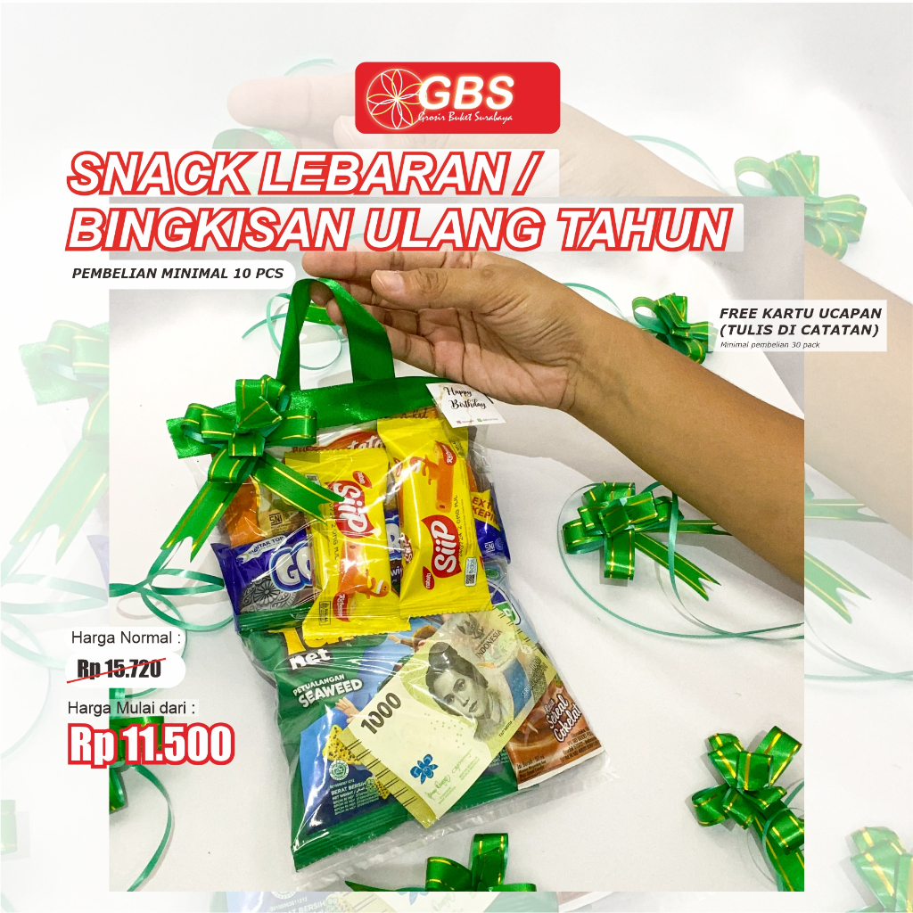 

SNACK THR LEBARAN ULANG TAHUN SUNATAN SELAMETAN GIFT KADO PAKET 1K