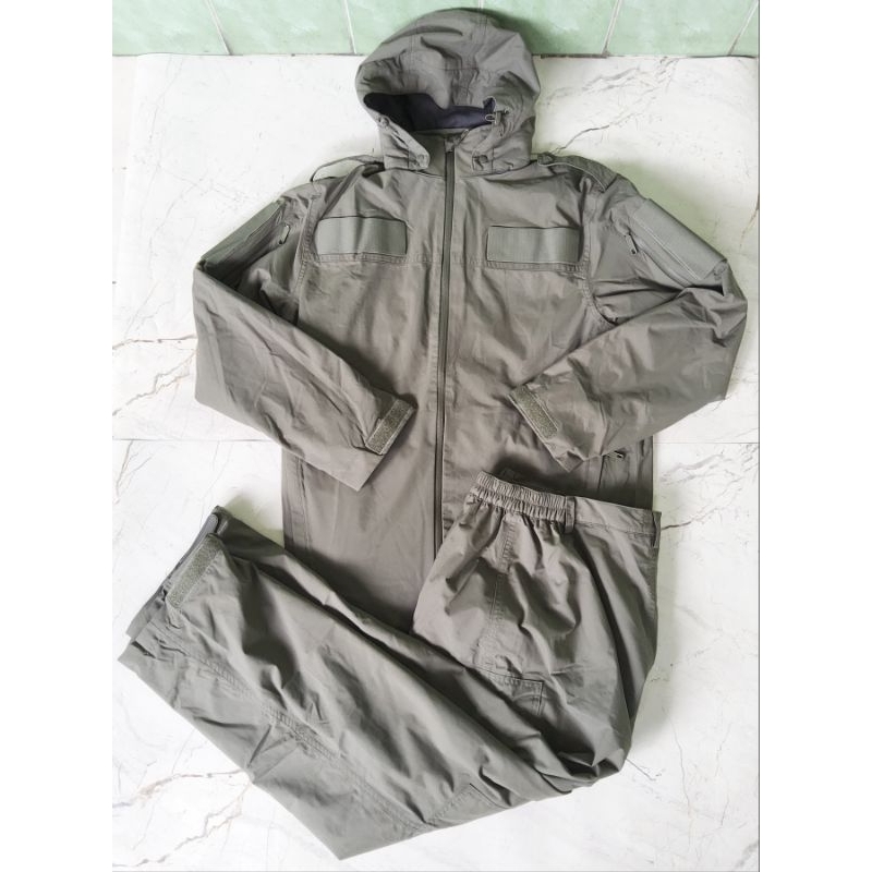 Jas Hujan Jatah Brimob Hijau/Jas Hujan BKO Brimob/Jas Hujan Pembagian Brimob/Rain Coat Brimob