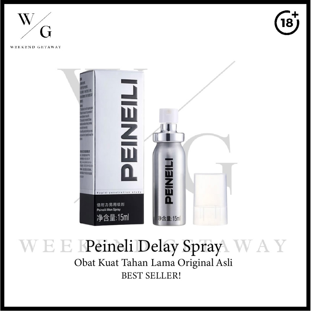 PEINEILI DELAY SPRAY - Obat Semprot Pria Tahan Lama ORIGINAL ASLI Kuat Terbaik Strong
