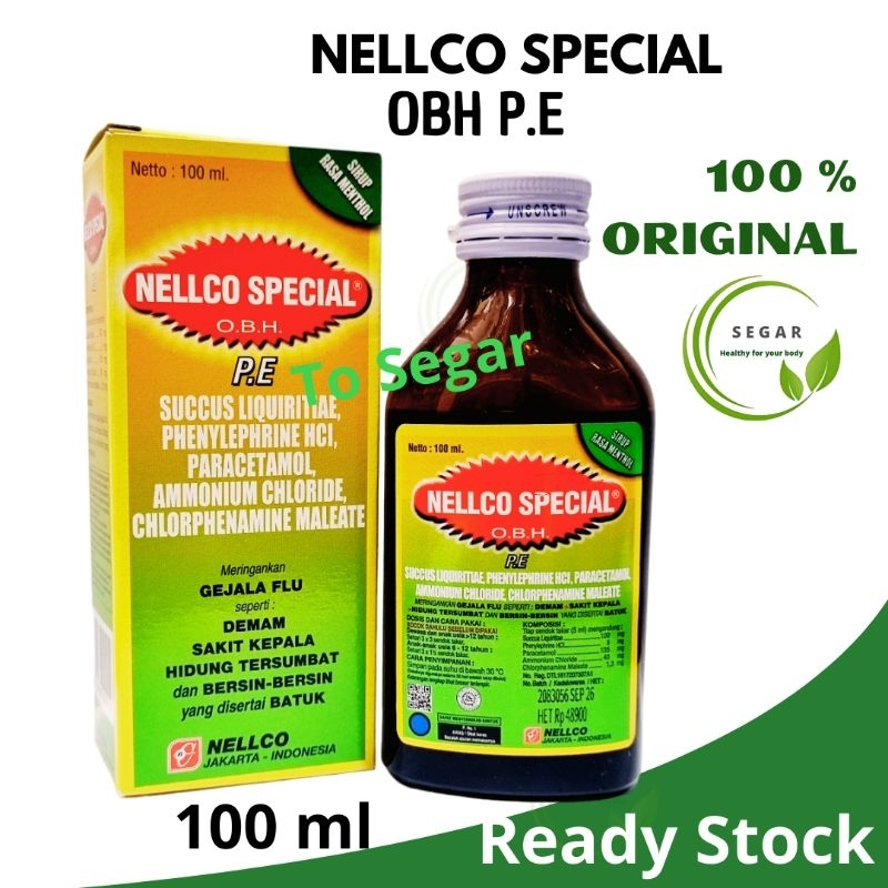Obh Nellco Nelco Special  PE 100 ml Obat Batuk
