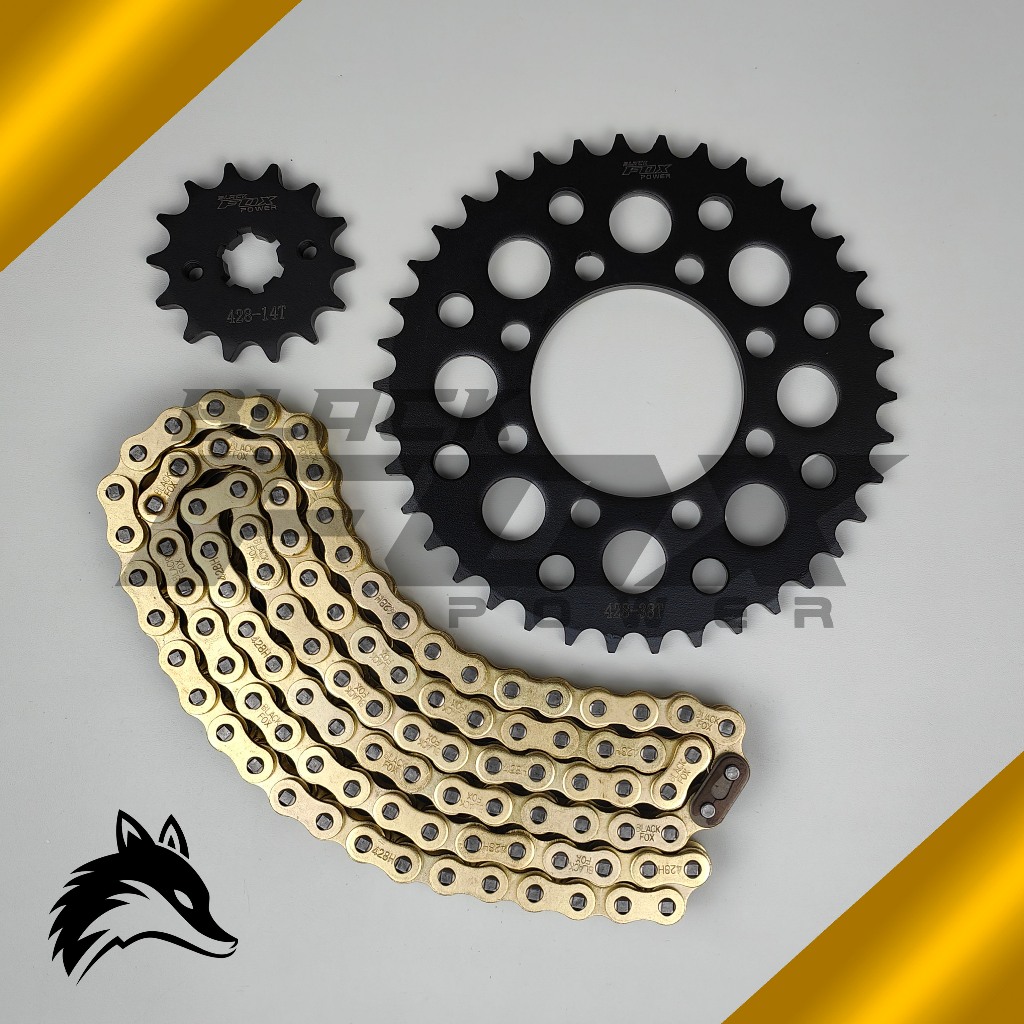GEAR GIR SET PAKET JUPITER MX NEW 135 2010 15T 38T 428H 112L