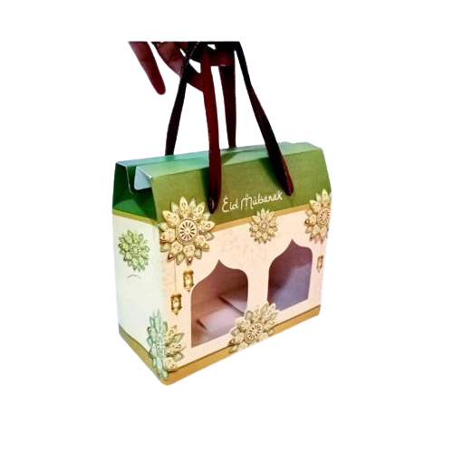 

(5 pcs) kardus tenteng toples 800ml isi 2 dus kue kering idul fitri box nastar lebaran