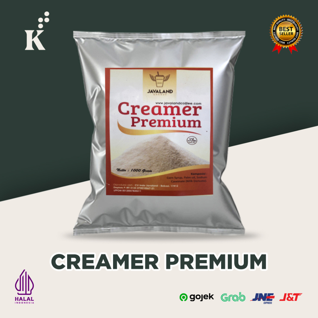 

Creamer PREMIUM bubuk Javaland Kopi Teh susu 1kg