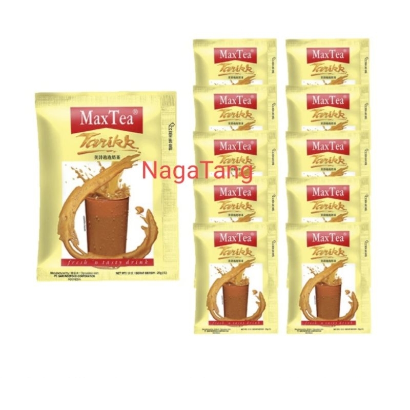 

MAX TEA TEH TARIK 1 RENCENG isi 10 SACHET X 25 Gr.