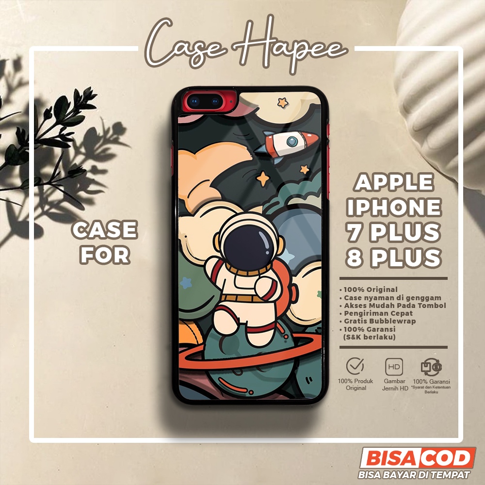 Case Iphone 7 Plus 8 Plus Casing Iphone 7 Plus 8 Plus [AST2] Casehapee Case Glossy Case Aesthetic Cu