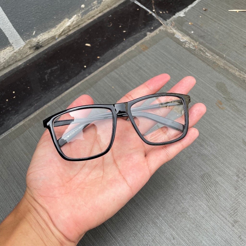 Kacamata Pria Wanita Kacamata Casual Bening Clear