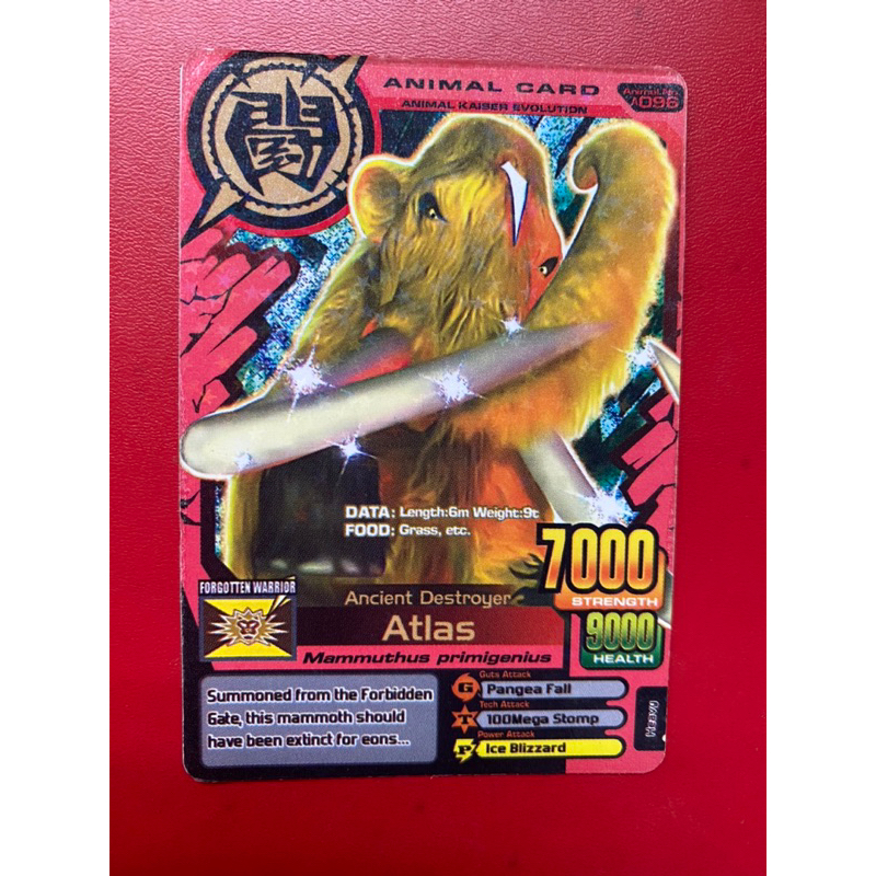 Kartu Rare Animal Kaiser Atlas