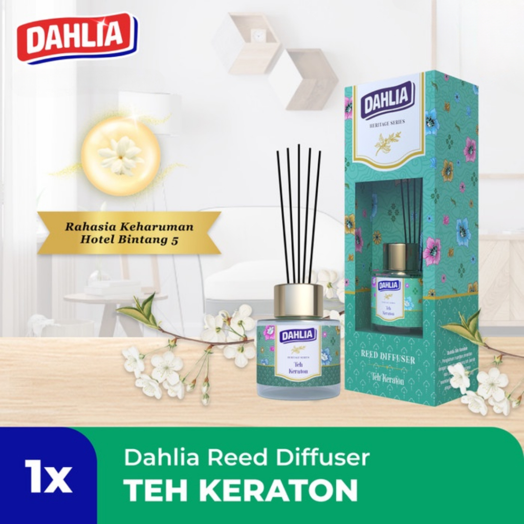 Dahlia Red Diffuser Teh Keraton