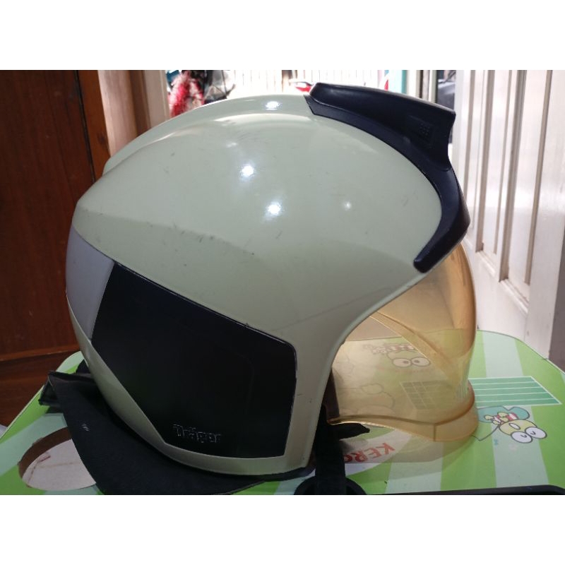 Helm pemadam Drager HPS7000 second singgle visior