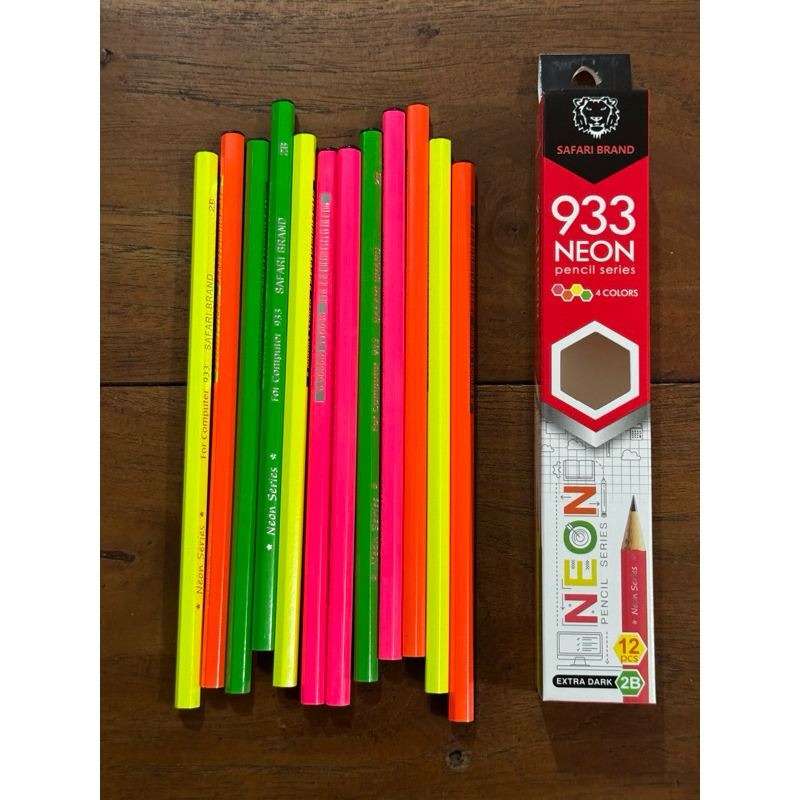 

(12pcs) Pensil Safari Neon 933