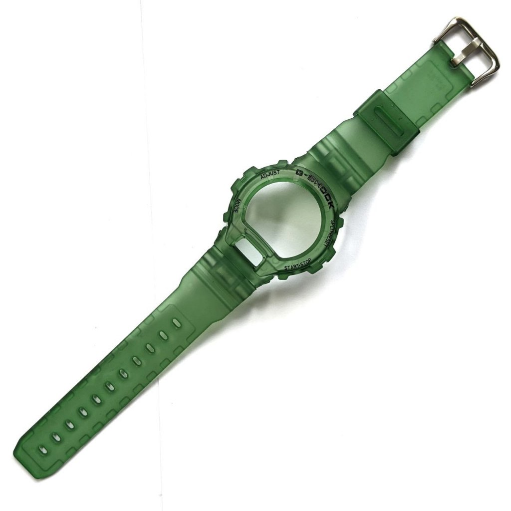 BNB BEZEL STRAP CASIO G-SHOCK GSHOCK DW 6900 DW 6600 JELLY DOFF JUNGLE GREEN