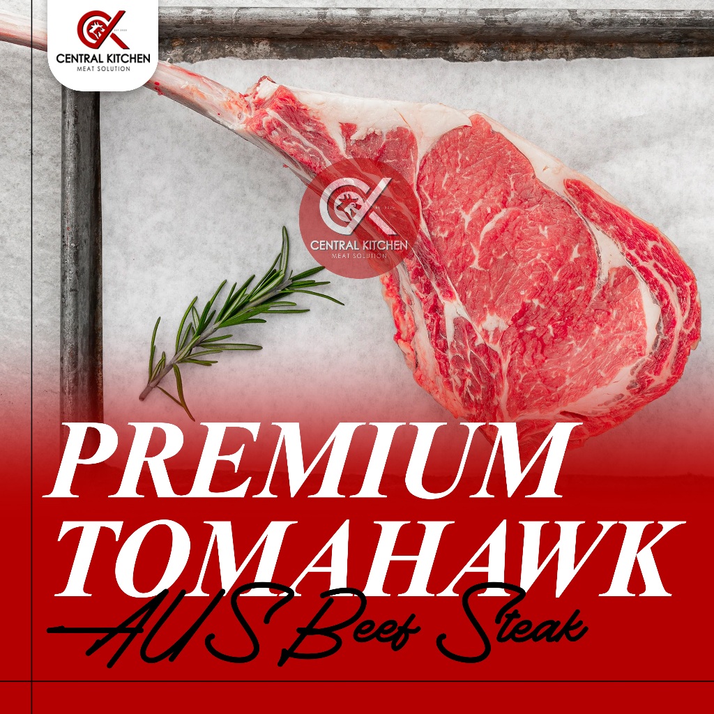 

Tomahawk Beef Steak Premium AUS Grade A Daging Sapi Import