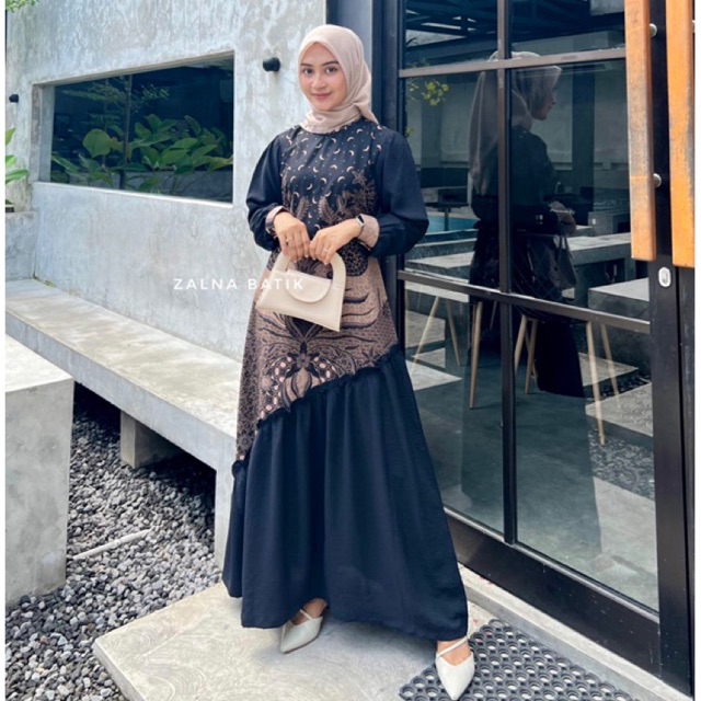 Sarimbit Gamis Batik Bahuwirya. Sarimbit Kemeja Batik. Couple Batik.