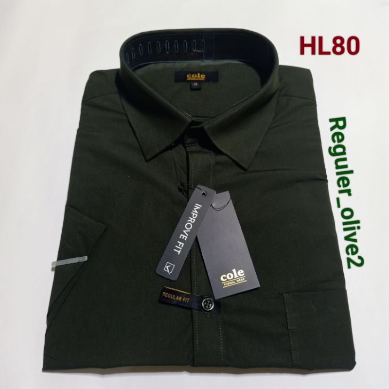 Kemeja Pria Lengan Pendek REGULER Merek Cole Original