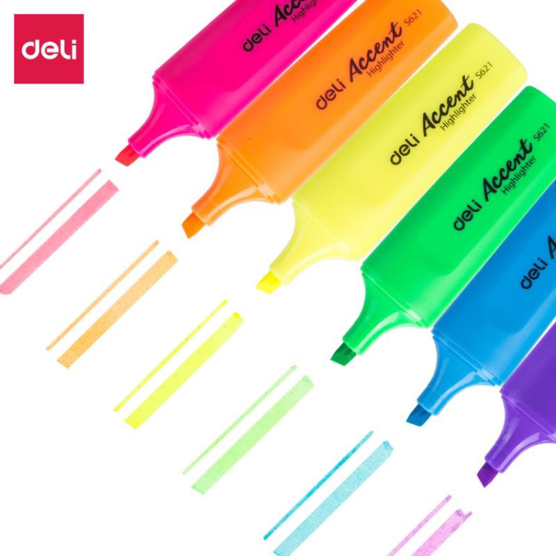 

Highlighter DELI ACCENT S621 / Penanda Berwarna (1 pcs)