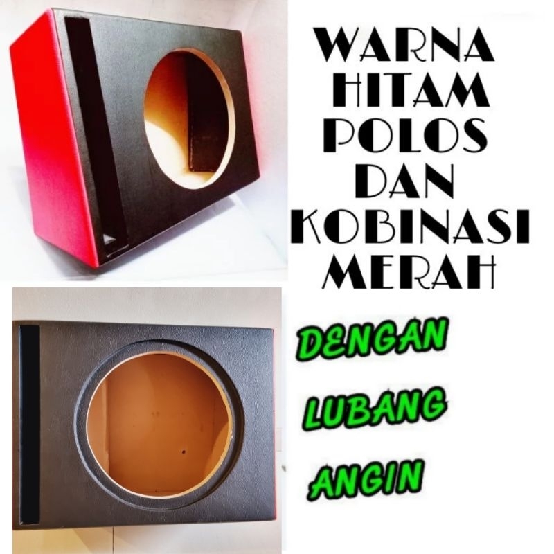 Box Speaker Subwoofer 12 Inchi Bahan MDF 18 mm