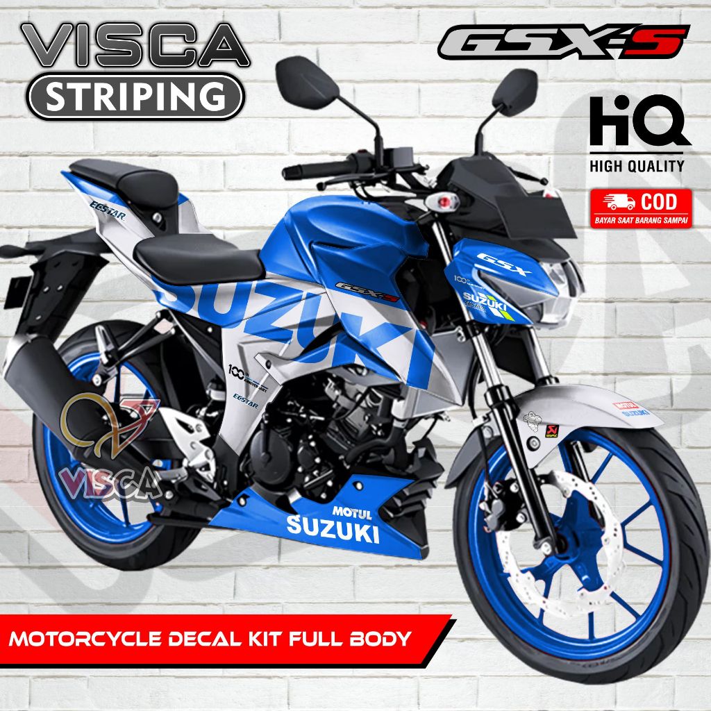 Decal GSX-S 150 Full Body / Stiker Suzuki GSX S150 Full Body / Dekal GSX S 150 / Striping GSX 150 S 
